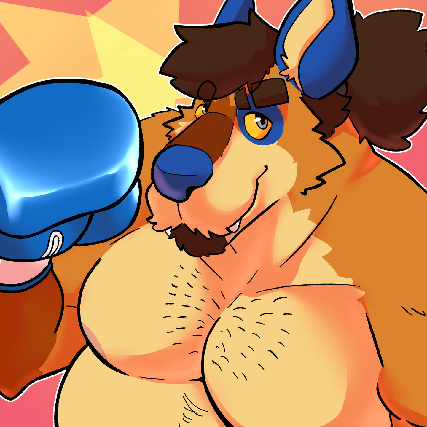 "You call that a hit? HA! Barely felt that! If you wanna put me out, you have to do better than that!"